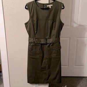 Banana Republic heritage Olive Green Dress size 14